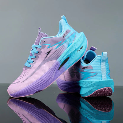Men Sports Running Shoes Casual Marathon Breathable Lightweight Women's Comfortable Athletic Nonskid Walking Sneakers Outdoors