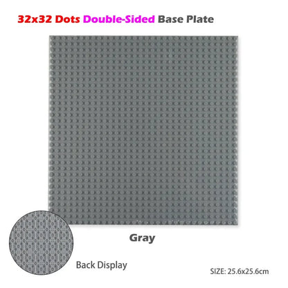 Classic Base Plates Plastic Bricks Double-sided 16*32 32X32 Dots City Blocks Baseplate DIY Parts Board Toys Kids Gift