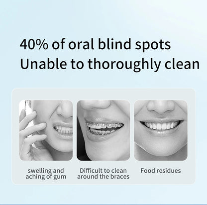 Teeth Water Flosser Electric Oral Irrigator Portable Home Dental Cleaning Teeth Rechargeable Waterproof Teeth Cleaner Oral Care