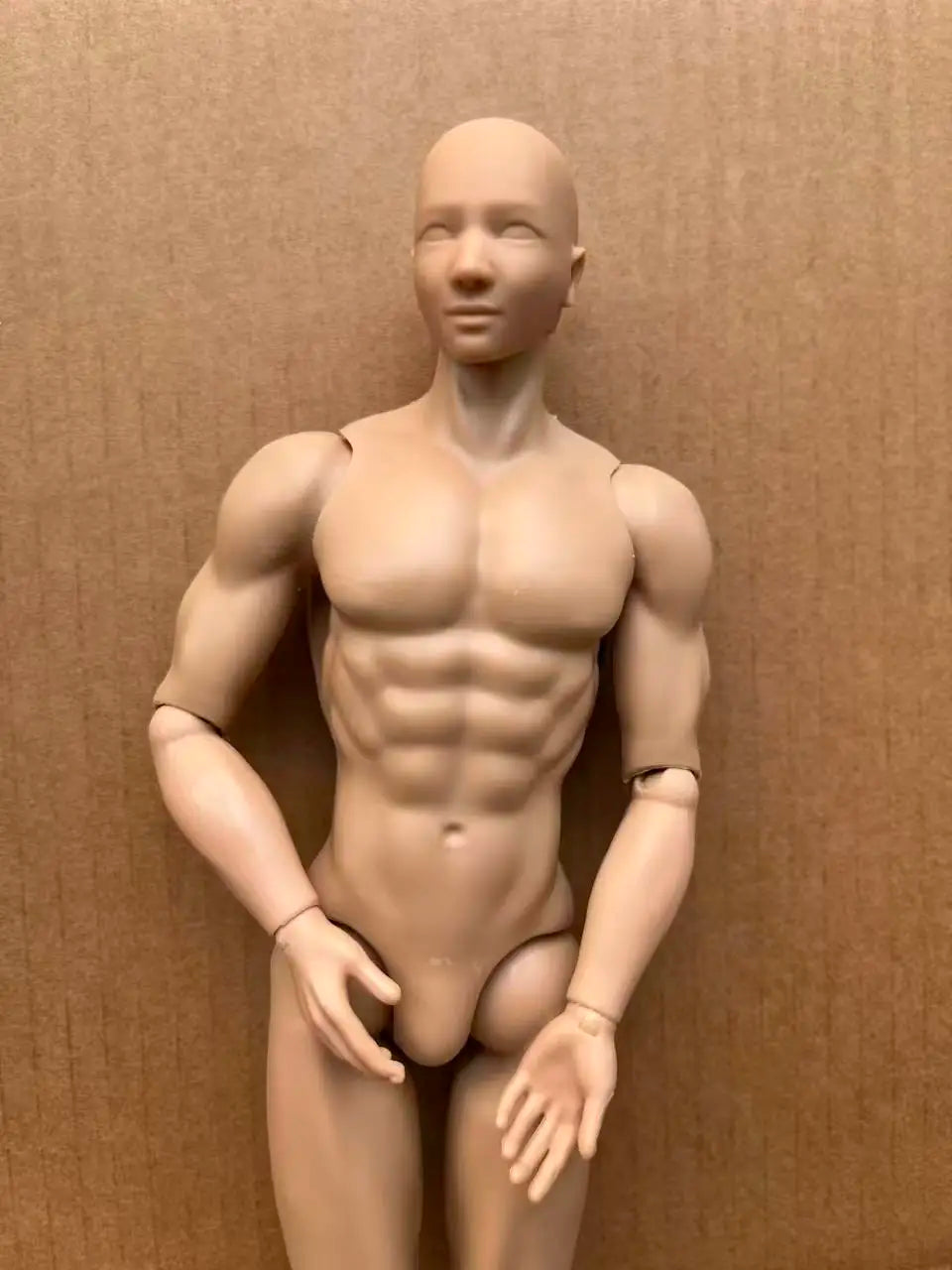 30CM Beige Coffee 1/6 Male Yoga Doll Body DIY Dressing Doll Figure Parts Accessories for Collectible Toys