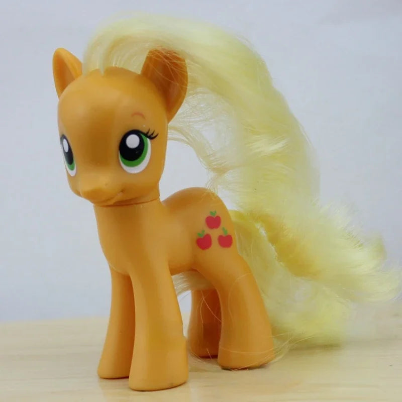 Original Hasbro My Little Pony Anime Figures Cute Twilight Sparkle Rainbow Fluttershy Pinkie Pie Rarity Collect Model Toy Gift