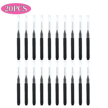 5/10/50PCS Mini Eyebrow Brush Brow Perm Brush Disposable Brow Lifting Brushes Bendable Micro Eyelash Brush Applicators Tools