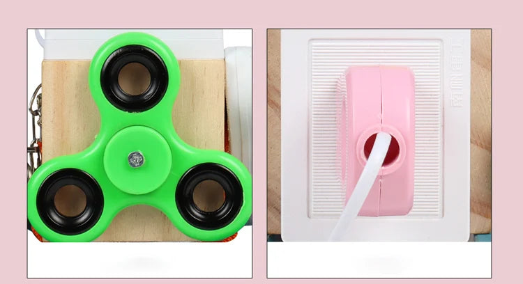 Montessori Kids Busy Cube Board Educational Toys Children Hand Grasping Ability Training Lock Learning Toys For Toddler Gifts