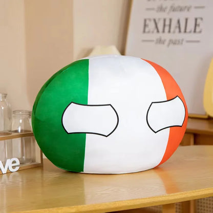 10/30/40cm Polandball Plush Doll Countryball Country Ball Toy Plush Pendant Stuffed Doll Christmas Children Gift