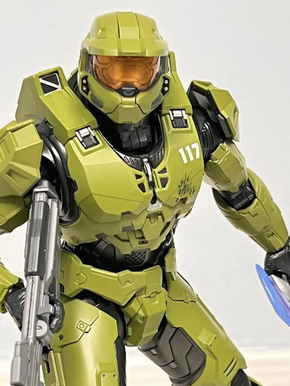 Game 18CM RE:EDIT Reach 1/12 SCALE MASTER CHIEF MJOLNIR MARK V1 Articulated Action Figurine Collectible Ornaments Cool Boys Gift
