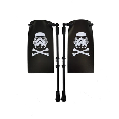Brick Parts Headgear Clone Soldier Cape Lightsaber Flag Helmet Holes Plain Classic Piece Building Block Toy Accessory Bricklink