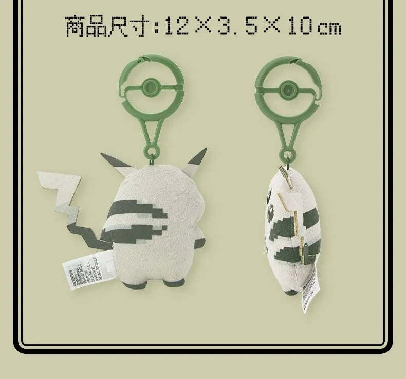 Genuine PokéMon Center PokéMon 30th Anniversary Original Pixel Style Plush Toy Stuffed Doll Anime Fans Collection Toy Gift
