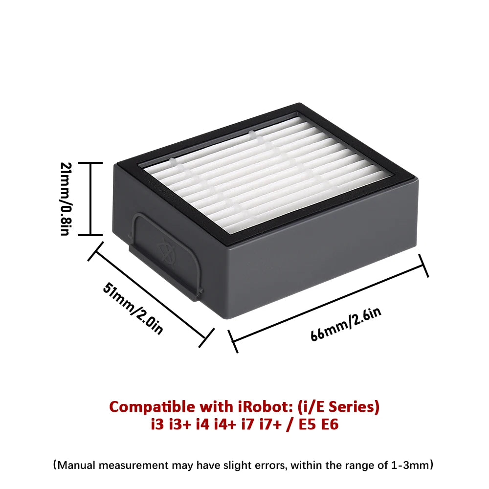 HEPA Filter Main Brush Side Brush For iRobot Roomba i2 i3 i3+ i4 i4+ i6 i6+ i7 i7+ i8 i8+ E5 E6 E7 Sweeping Robot Vacuum Parts