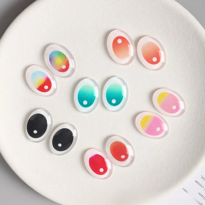18pcs For Labubu Eye Accessories Simulation Glass Eye Patches Dolls Accessories