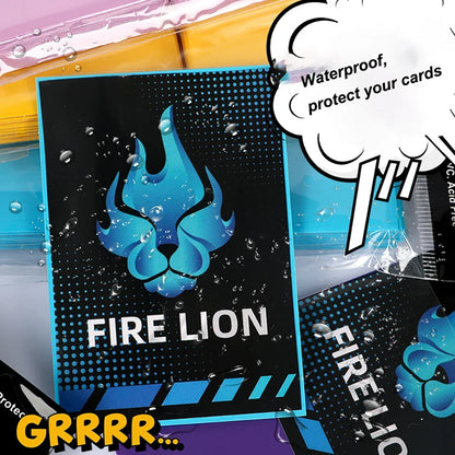 66x91mm 100PCS/Set Solid Matte Trading Card Sleeves Standard Size Card Protector for PTCG/TCG /MTG