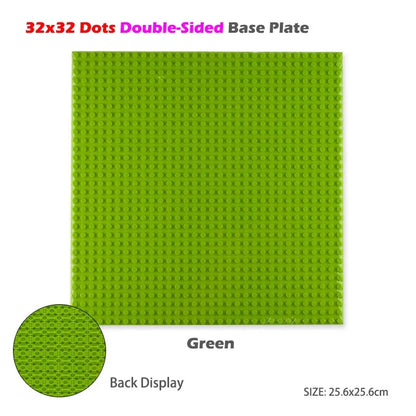 Classic Base Plates Plastic Bricks Double-sided 16*32 32X32 Dots City Blocks Baseplate DIY Parts Board Toys Kids Gift