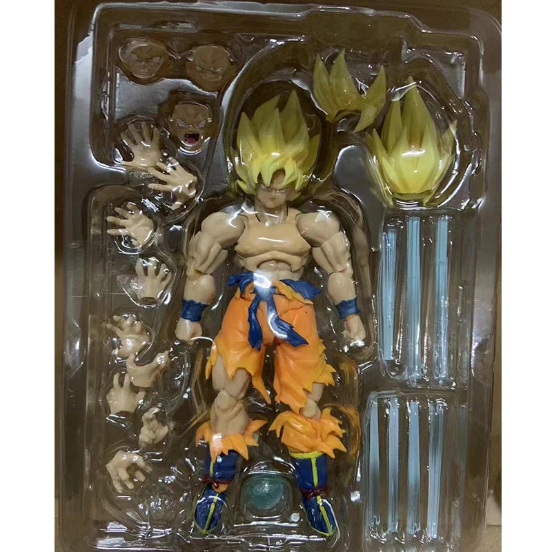Shf Dragon Ball Z Son Goku Legendary Action Figure PVC Movable Collection Anime Super Saiyan Kakarotto Figurine Model Toys 17cm