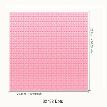 32x32x16x16 Dots Classic Base Plates MOC DIY Plastic Bricks Baseplates City Dimensions Building Blocks Figures Construction Toys