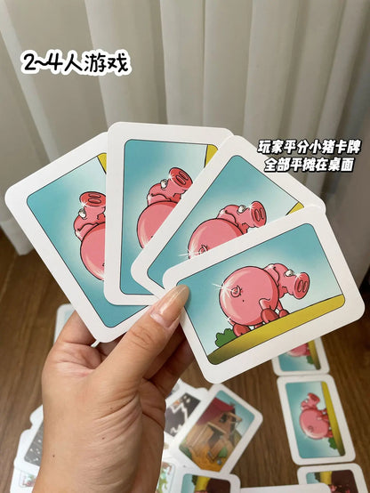 Hot Chicken Chiu Chiu Board Game Drecksau Dirty Pig Black Sheep Piou Piou Party Game Cards Intellectual Toy Kid Gift
