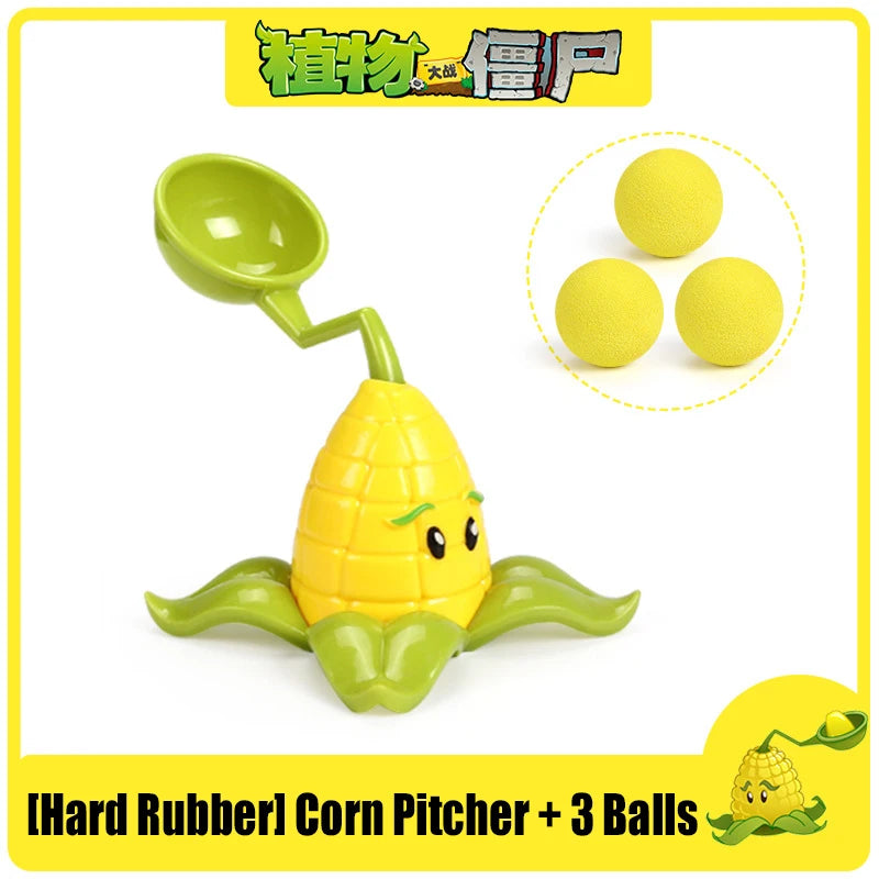Funny Plants vs. Zombies 2 Hard Glue Peashooter Gatling Pea Shooter Sunflower Action Figure Model Dolls Shooting Toys Kids Gifts
