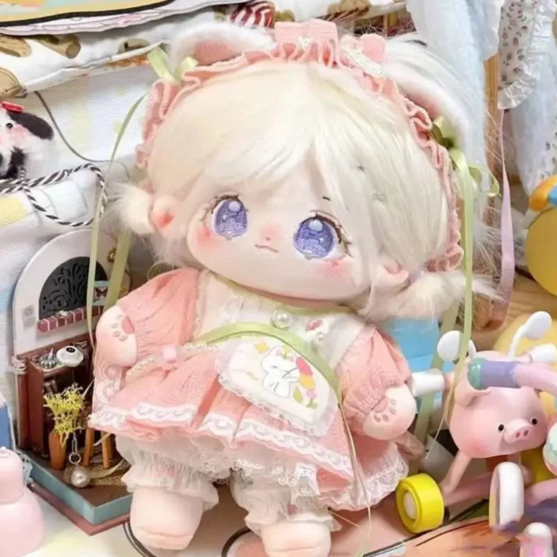 20cm Genuine Kawaii Idol Doll Plush Princess Dolls Stuffed Figure Toys Cotton Baby Plushies Toys Fans Collection Gifts