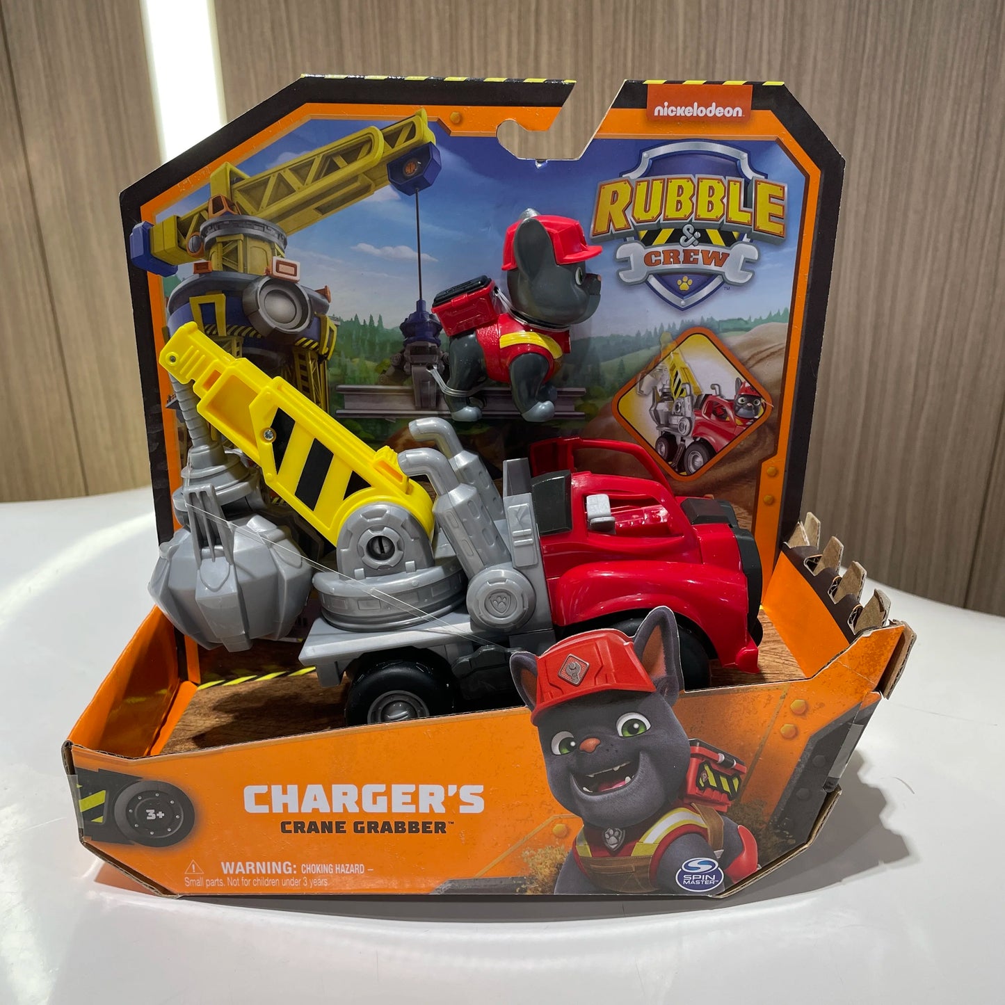 100% Genuine Paw Patrol Rubble & Crew Toy Wheeler Mix Charger Action Figure Doll with Collectible Figures Kids Toy Birthday Gift