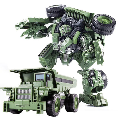 AOYI Oversize 8 IN 1 Transformation GT Devastator Toy Action Figure Cool Robot KO Excavator Model Kid Adult Gifts