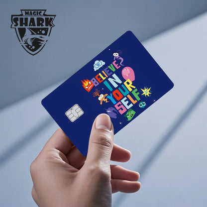 100% New Arrival Conch Money Bow Anime Speend or Save Meme Credit Card Film Debit Card Sticker Skin