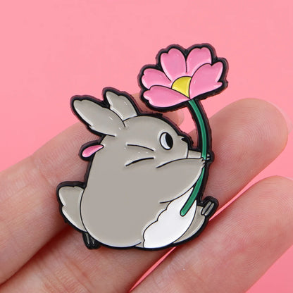 Cute Animal Enamel Pin Anime Movie Badges on Backpack Women's Brooches Hat Lapel Pins Cosplay Accessories Toys Kids Gifts