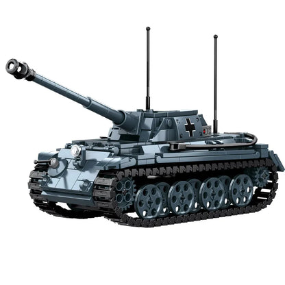 World War 2 WW2 Army Military Soldiers Armor Halftrack Main Station Tank Building Blocks Bricks Model DIY Assembly Toys For Kids