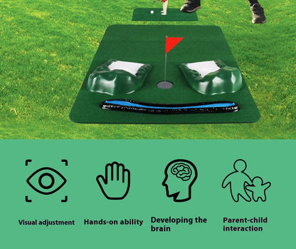 Children's Golf Club Mini Doll Set Toy Indoor And Outdoor Portable Parent-child Interactive Party Game Birthday Gift