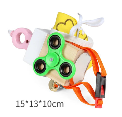 Montessori Kids Busy Cube Board Educational Toys Children Hand Grasping Ability Training Lock Learning Toys For Toddler Gifts