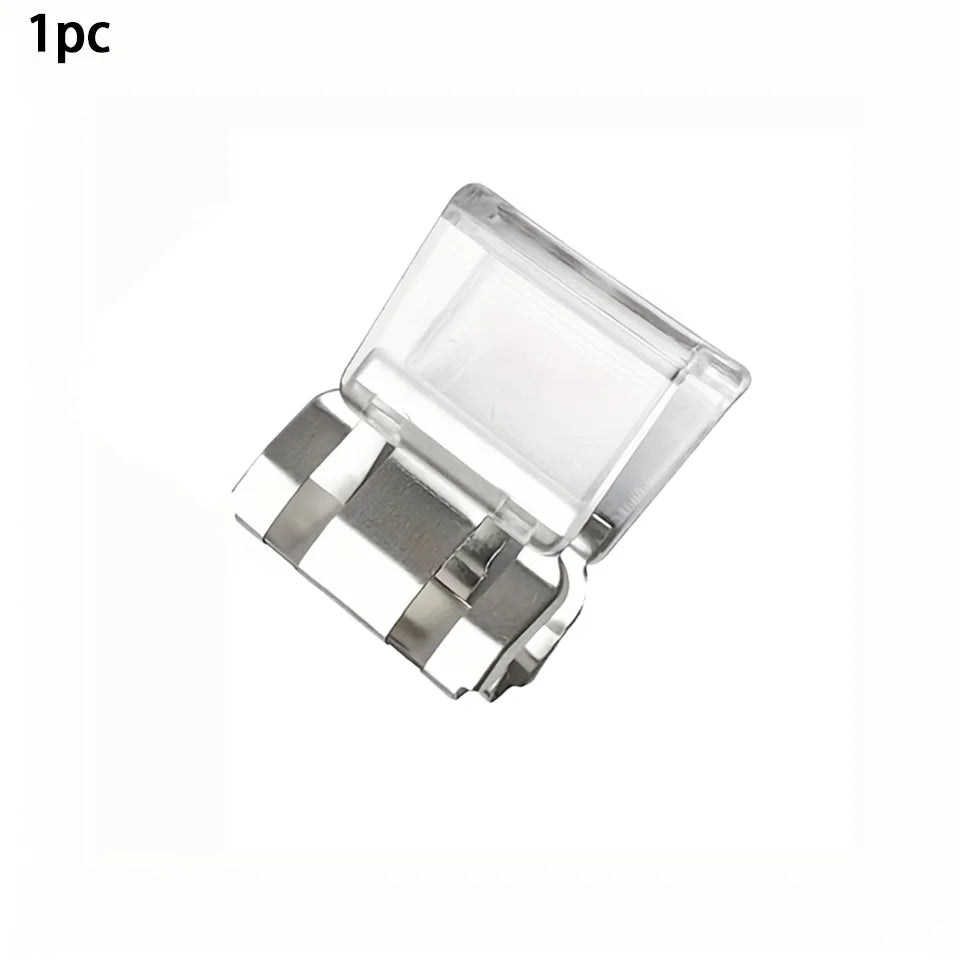 1-20pcs Multi-Function Leg Edge Clips Invisible Trouser Legs Fixing Clips for Instant Shortening,Transparent and Decorative