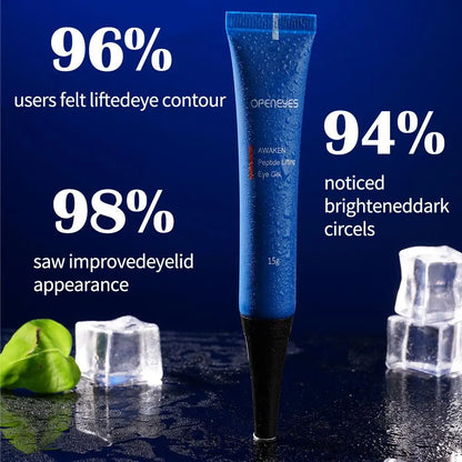 1/2/3PCs Openeyes Awaken Peptide Lifting Eye Gel Firm Moisturizing Eye Cream Reduce Puffiness/under Eye Bags/Dark Circle/Wrinkle