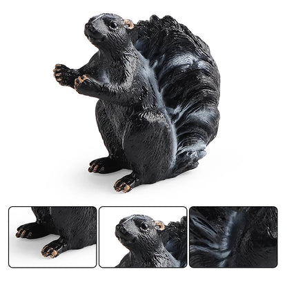 Oenux Forest Wild Animals Badger Brock Tapirus indicus Beaver Anteater Action Figures Model PVC Collection Education Kid Toy