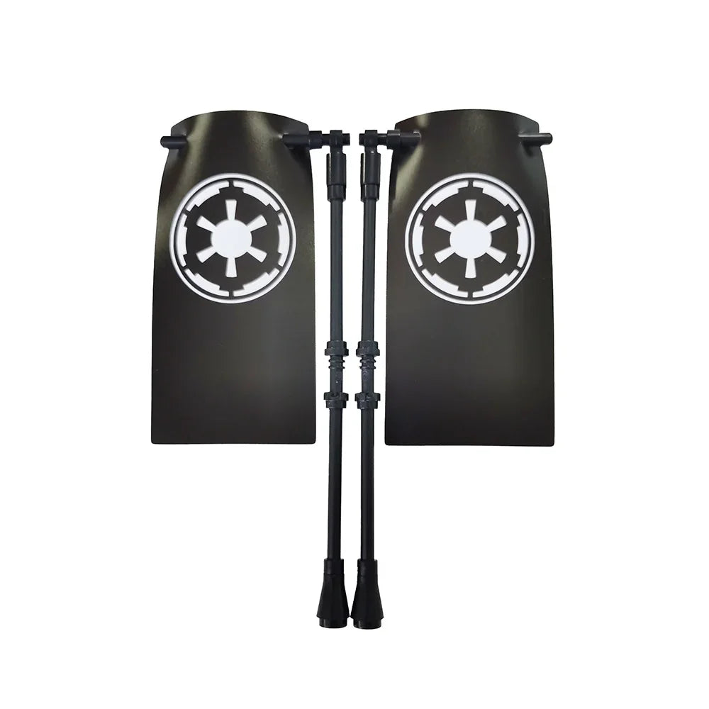 Brick Parts Headgear Clone Soldier Cape Lightsaber Flag Helmet Holes Plain Classic Piece Building Block Toy Accessory Bricklink