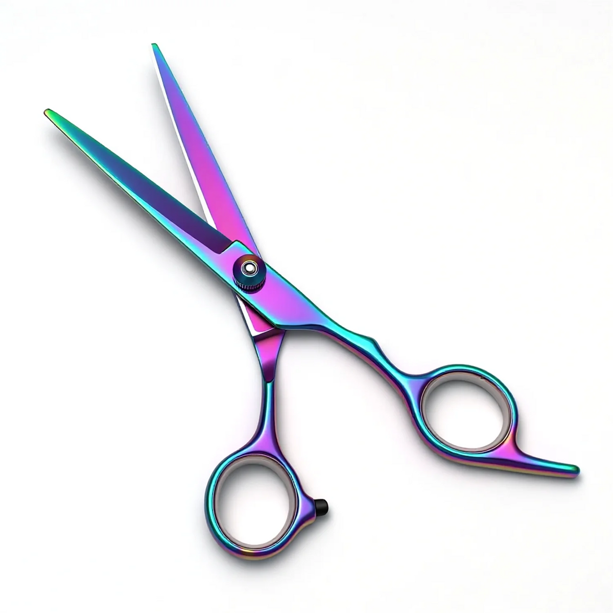 6" Professional Hair Styling Kit Includes Straight Curved Thinning Shears and Comb Stainless Steel Construction for Salon Home