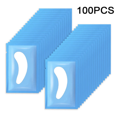 100 pairs Eyelash Pads Grafted Lash Hydrogels Gel Patches Under Eye Pads for Eyelash Extension Tips Sticker Makeup Tools