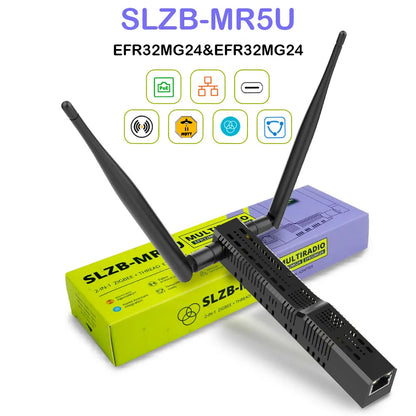 SMLIGHT SLZB-06/M/P7 Zigbee 3.0 to Ethernet,USB,and WiFi gateway coordinator with PoE,works with Zigbee2MQTT,Home Assistant,ZHA