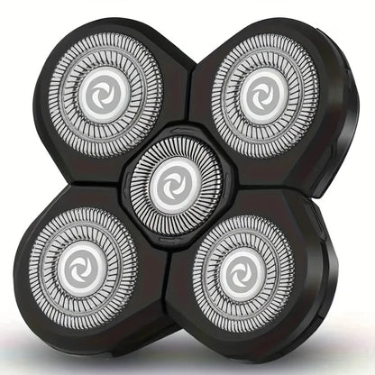 Shaver Replacement 5 Heads 5Razor Head Shaver Head 5 Head Beard Cutter Blade Compatible With Most Rotary Shavers