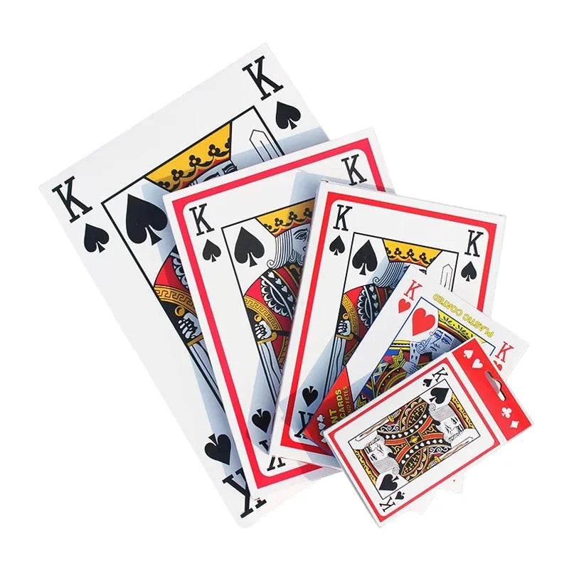 2/4/6/9 Times Creative Design of Large Size Jumbo Playing Cards Toys Board Game Magic Tricks Tools Fun Party Games for Adult