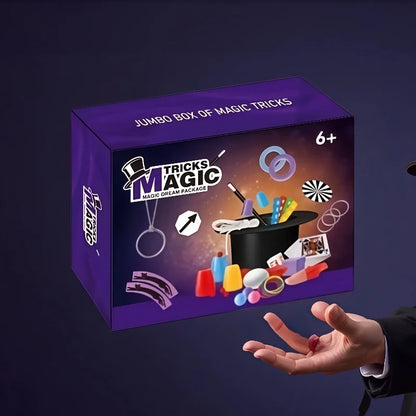 Magic props gift box set, magic toys that boys like, a perfect gift, and also a holiday and Christmas gift