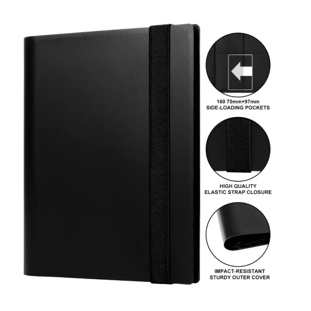 Trading Card Binder Loading Pockets Card Album Display Holder TCG Yugioh MTG Game Cards Collection Storage Protector Book