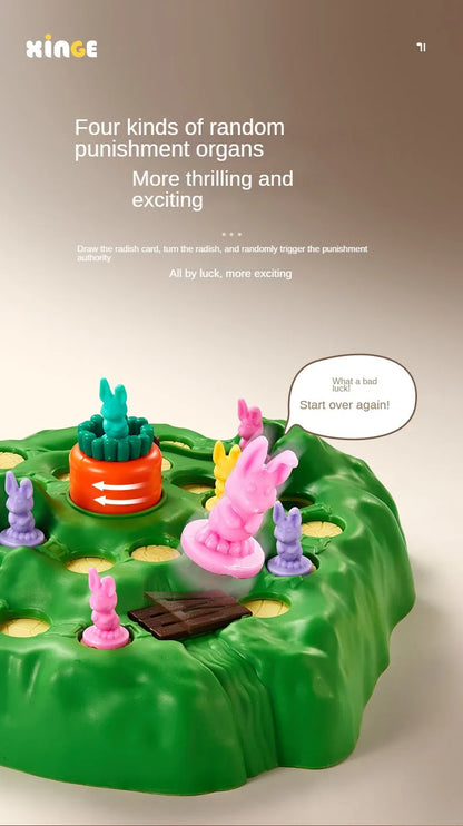 New Rabbit Trap Puzzle Toy Children's Dual Play Multiplayer Board Game Competition Parent Child Interactive Strategy Game