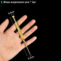 Single brass pen
