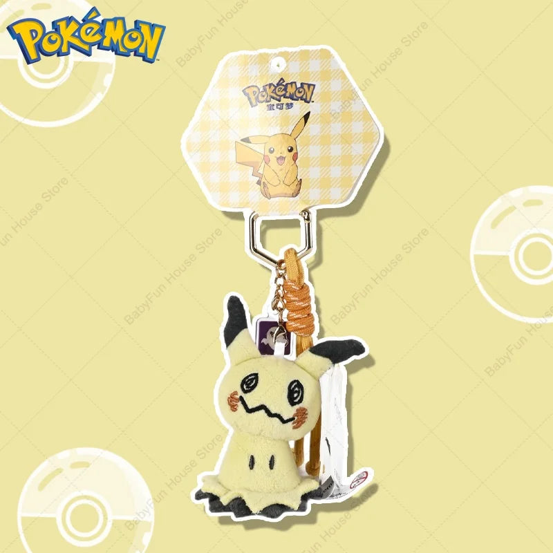 Original Pokemon Mimikyu Gengar Snorlax Umbreon Plush Toy Keychain Kawaii Espeon Jigglypuff Sprigatito Quaxly Peluche Dolls Gift