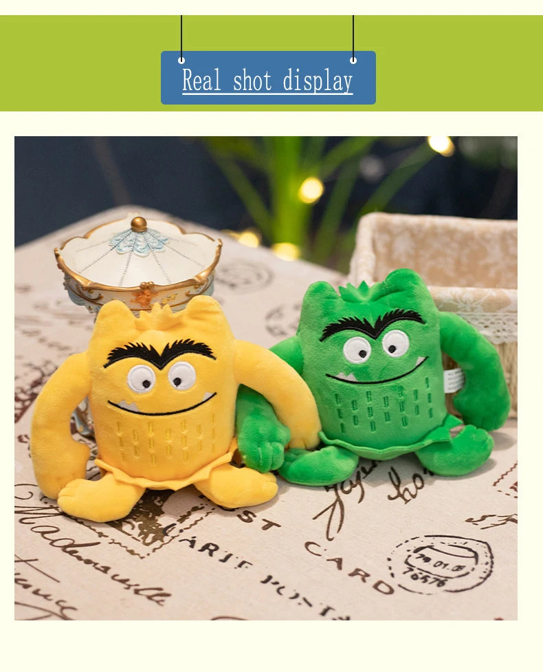 Creative Colorful Monster Throw Pillow Dolls Stuffed Toys Super Soft Office Chair Cushion Home Decor Girls Kids Birthday Gifts