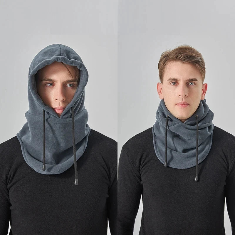 Windproof Polar Fleece Balaclava - Adjustable Thermal Winter Ski Mask for Cycling & Motorcycle