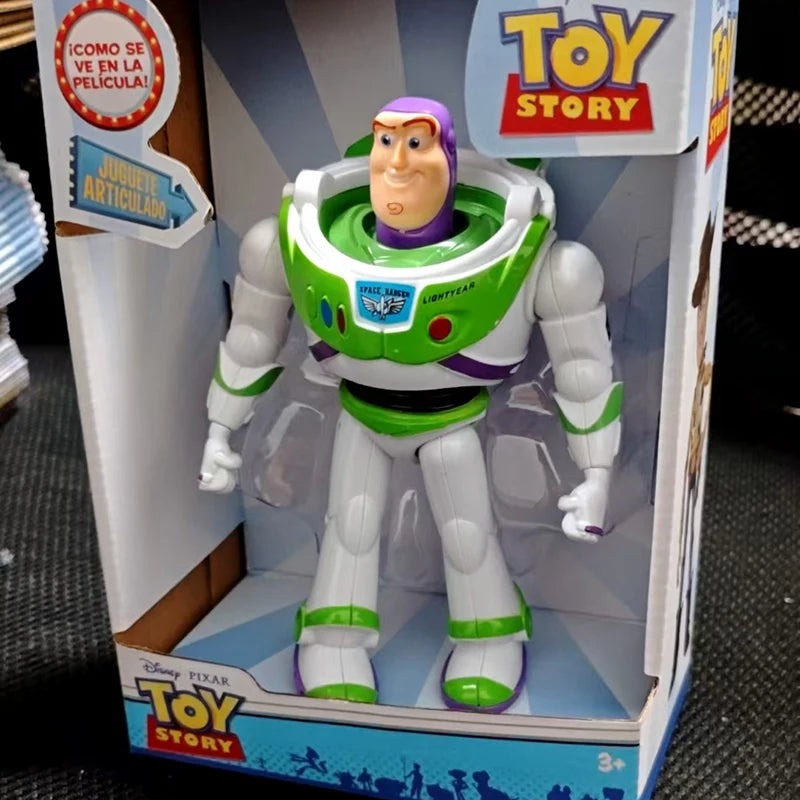 HOT Toy Story 3 Buzz Lightyear Woody Anime Figure Toy Model Statue Ornament Pendant Action Doll Collection Children Xmas Gift
