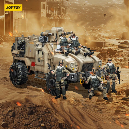 JOYTOY 1/18 3.75 Action Figures Military Armed Force Series Anime Model Gift