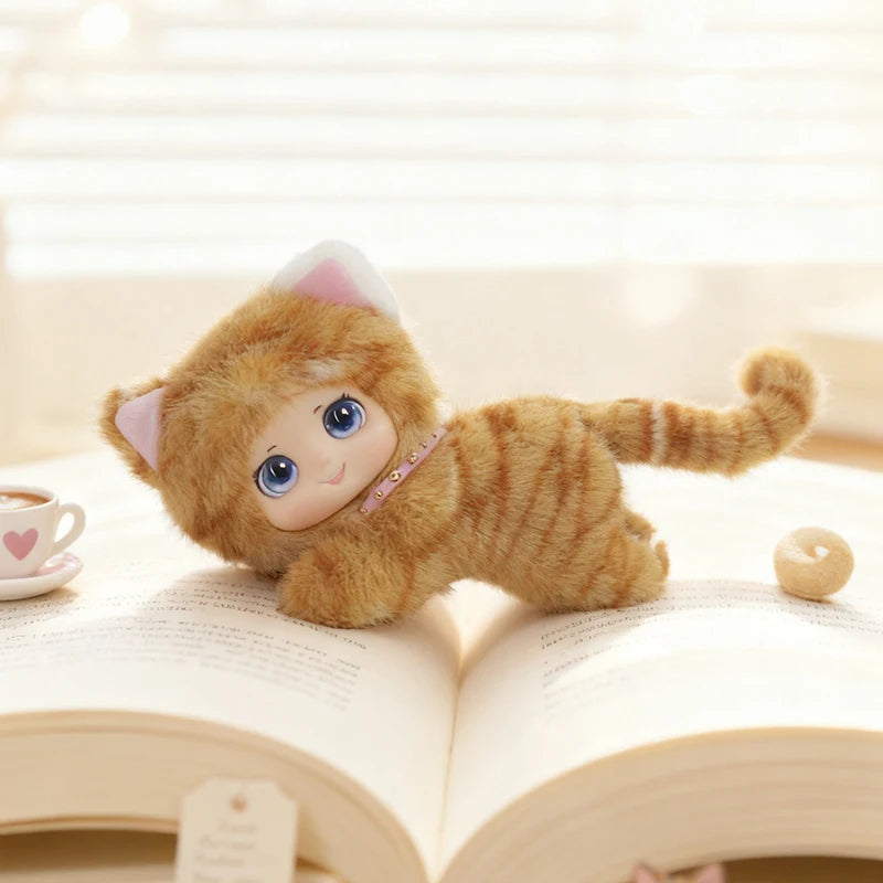Vinyl Doll Cute Animal 8 Kinds Of Options Prone Series Dog Panda Rabbit Deer Collection Toys Charms Gift For Birthday Girl Favor
