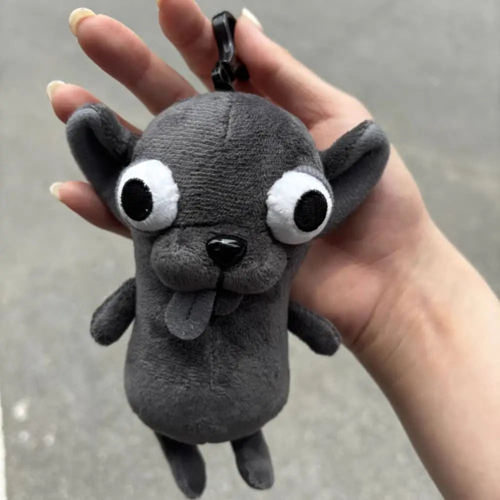 Stuffed Animals Chihuahua Plush Toy Keychain Pendant Puppy Pet Stuffed Chihuahua Doll Kawaii Realistic Chihuahua Simulation Dog