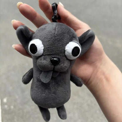 Stuffed Animals Chihuahua Plush Toy Keychain Pendant Puppy Pet Stuffed Chihuahua Doll Kawaii Realistic Chihuahua Simulation Dog