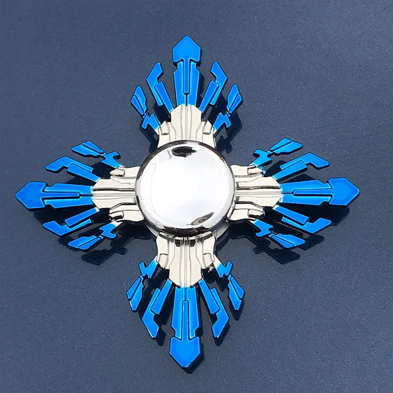 Colorful Figdet Spinner Zinc Alloy Smooth bearings Anime Game Hand Spinner Stress Relief Fingertip Gyro Toys For Adult Kids