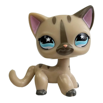 Rare pet shop lps toy toy Stands Short Hair Cat Original Kitten Husky Puppy Dog Fox Cute Animal Old Bobble head toy